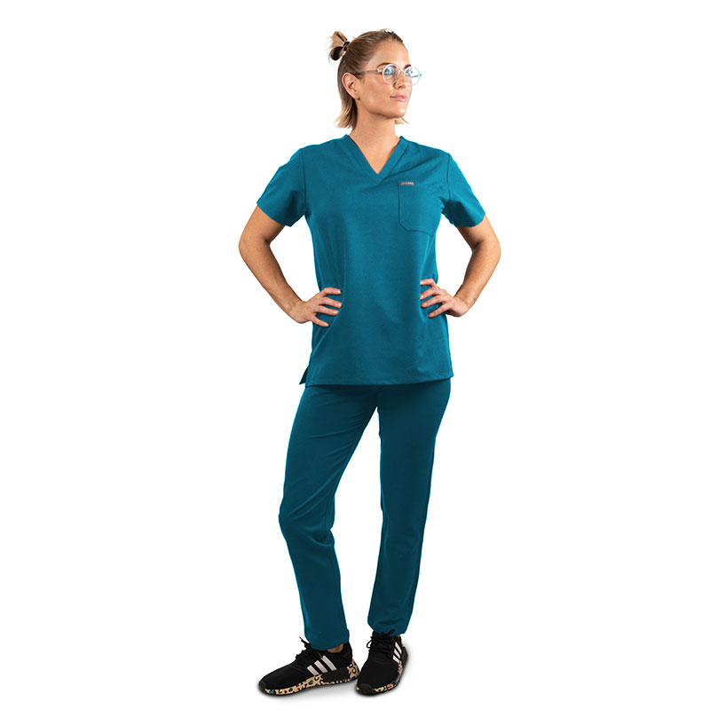 life in scrubs FRIDAY top teal